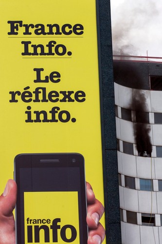 Pożar w siedzibie francuskiego radia publicznego w Paryżu