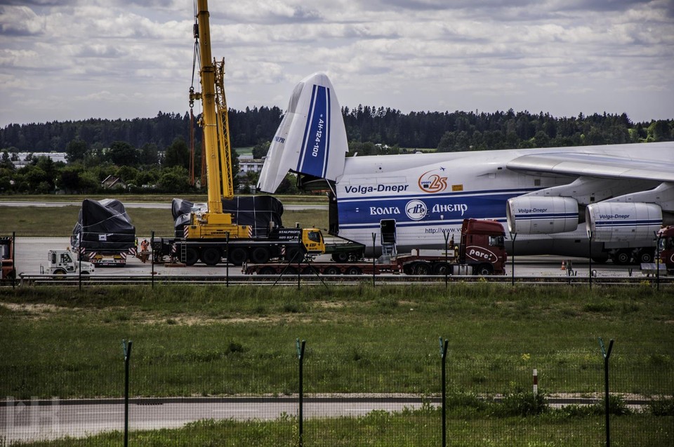 AN-124 Rusłan zawitał dzisiaj do Gdańska