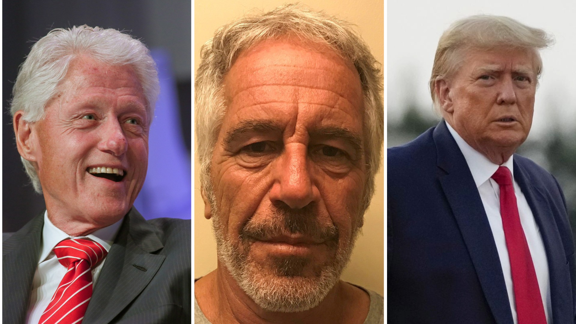 Bill Clinton, Jeffrey Epstein, Donald Trump
