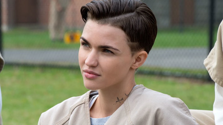 Ruby Rose przyciągnęła uwagę widzów w serialu Orange is the New Black, fot. dailymail.co.uk