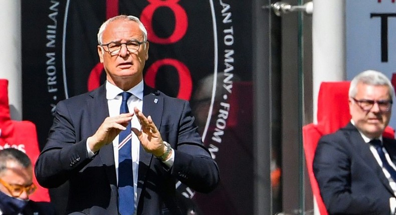 Claudio Ranieri leaves Sampdoria after just under two seasons. Creator: Tiziana FABI