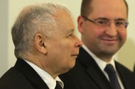 Jarosław Kaczyński i Adam Bielan