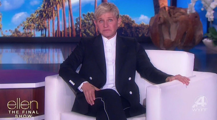 Ellen DeGeneres utolsó showja végén könnyes búcsút vette (Fotó: Profimedia)