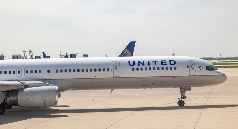 The incident involved a United Airlines Boeing 757 (not pictured.) Nicolas Economou/NurPhoto via Getty Images