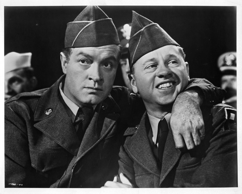 Mickey Rooney i Bob Hope w 1944 r.