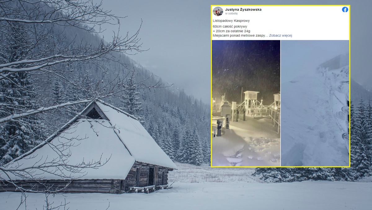 Takiej zimy w Tatrach nie było od kilku lat. Najgorsze nadchodzi