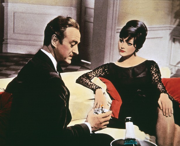 Claudia Cardinale w filmie 'Różowa Pantera '