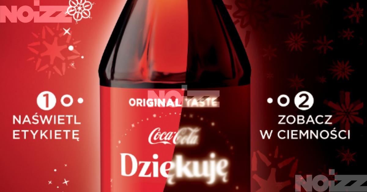 Coca-Cola na święta 2018 z etykietami świecącymi w ciemności - Noizz