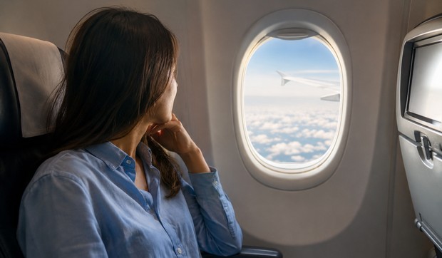 Putnica u avionu