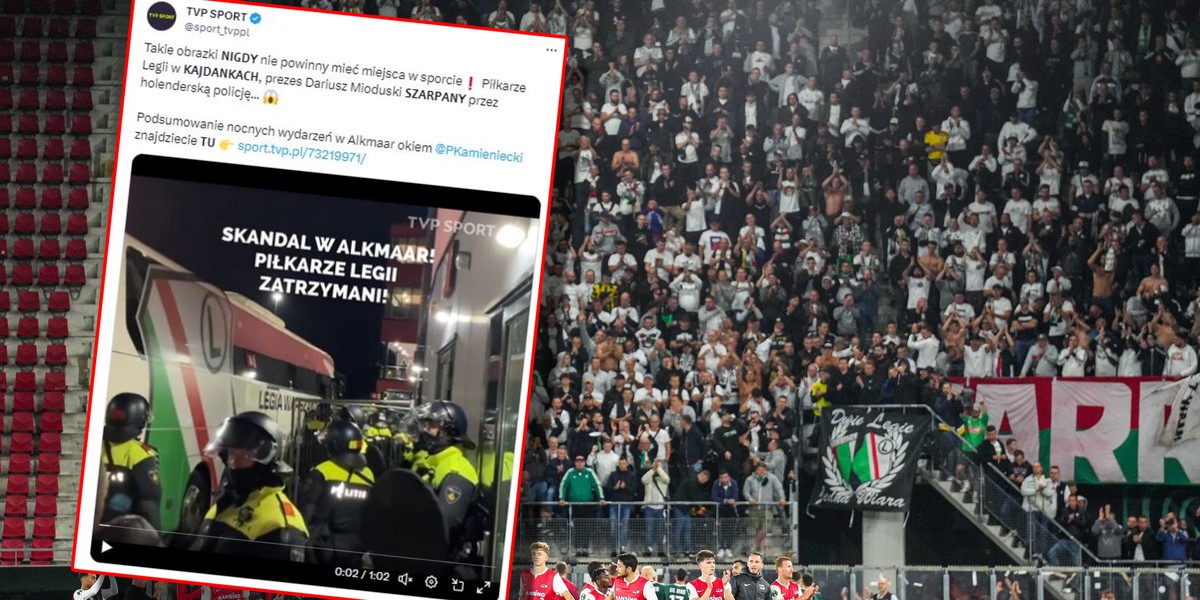 Nerwową atmosferę miała sprowokować decyzja policji o zamknięciu stadionu