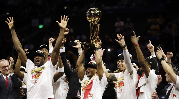 Bajnok a Toronto Raptors! /Fotó: MTI/AP/Ben Margot