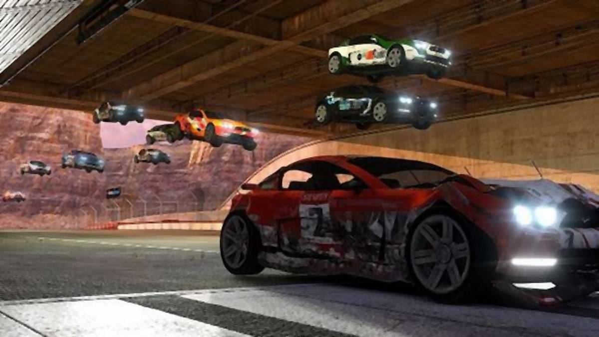 TrackMania 2: Canyon na szybkim gameplayu