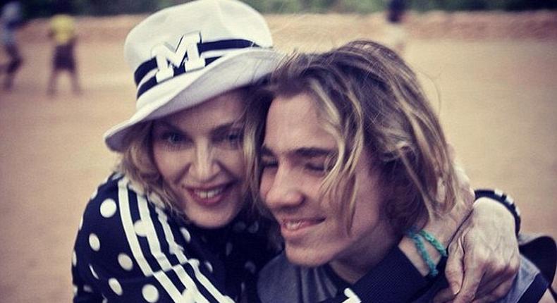 Madonna and son, Rocco Ritchie