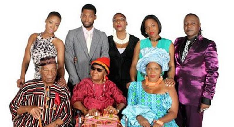 Charly Boy, his wife, children and parents