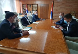 Lončar na sastanku sa atašem i predstavnicima Banje Koviljače