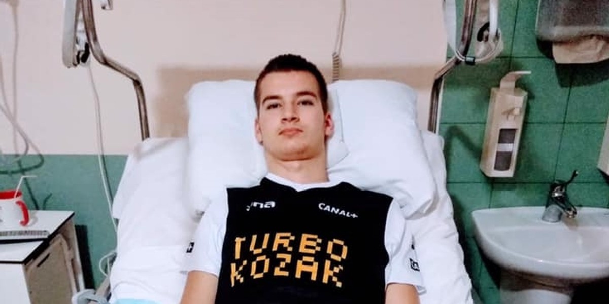 Sebastian Ocimek ma 16 lat i jest sparaliżowany. Miał wypadek w trakcie meczu piłkarskiego