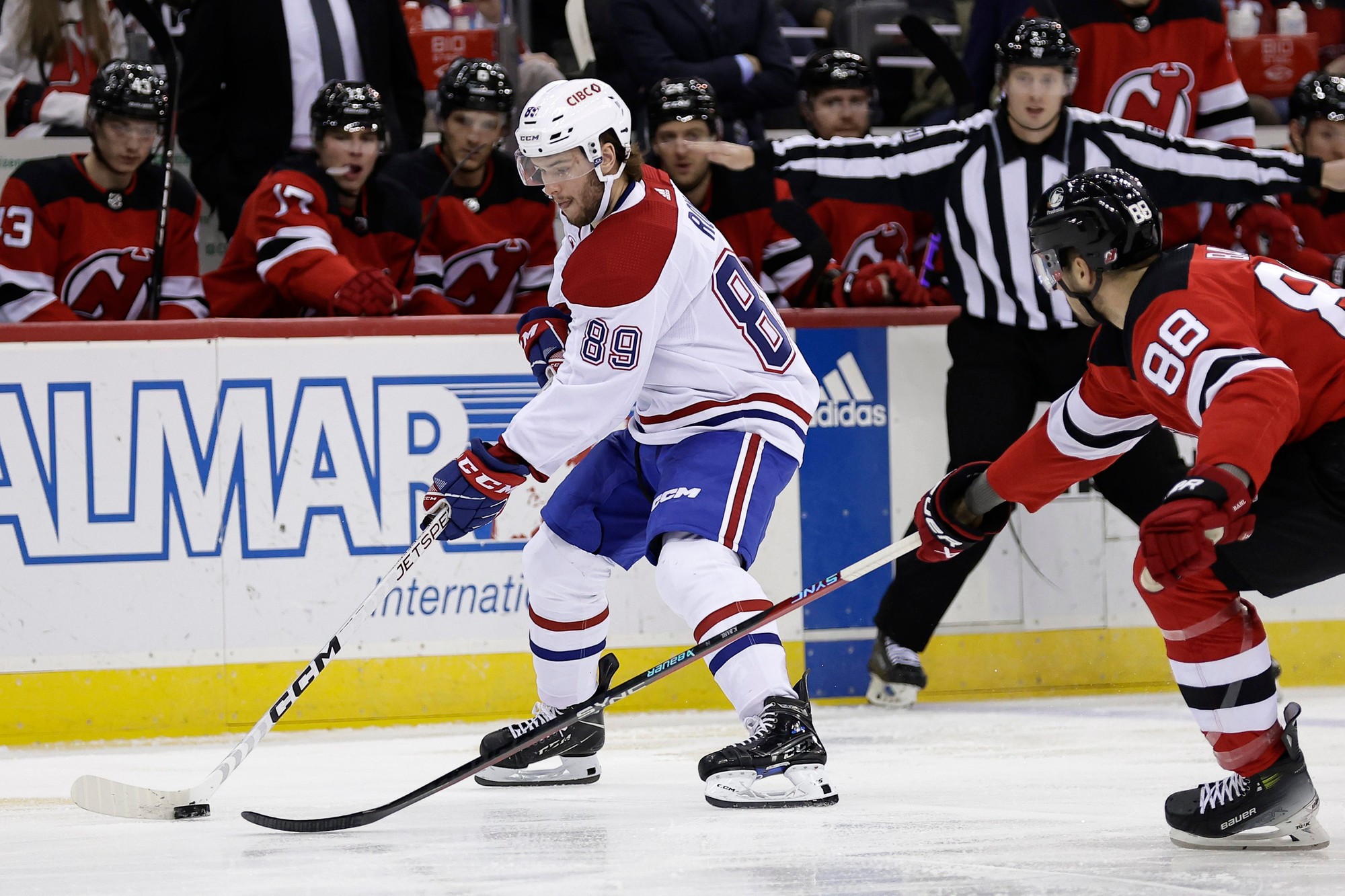 Zápas NHL: New Jersey Devils - Montreal Canadiens.
