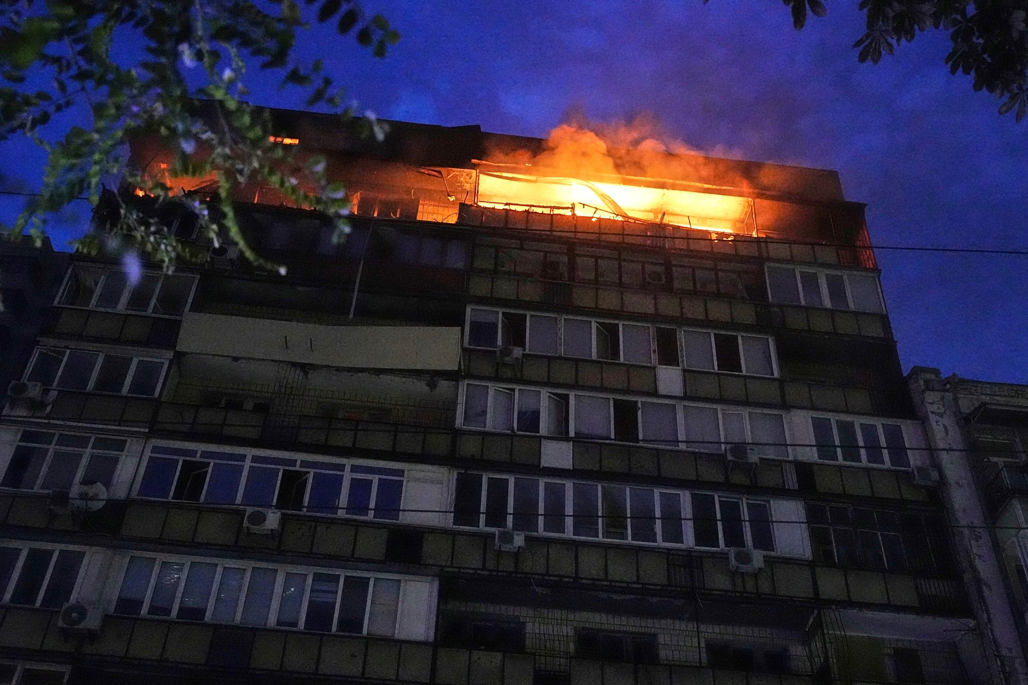 Rusko zaútočilo svojimi bezpilotnými lietadlami a raketami na ukrajinské hlavné mesto Kyjev.