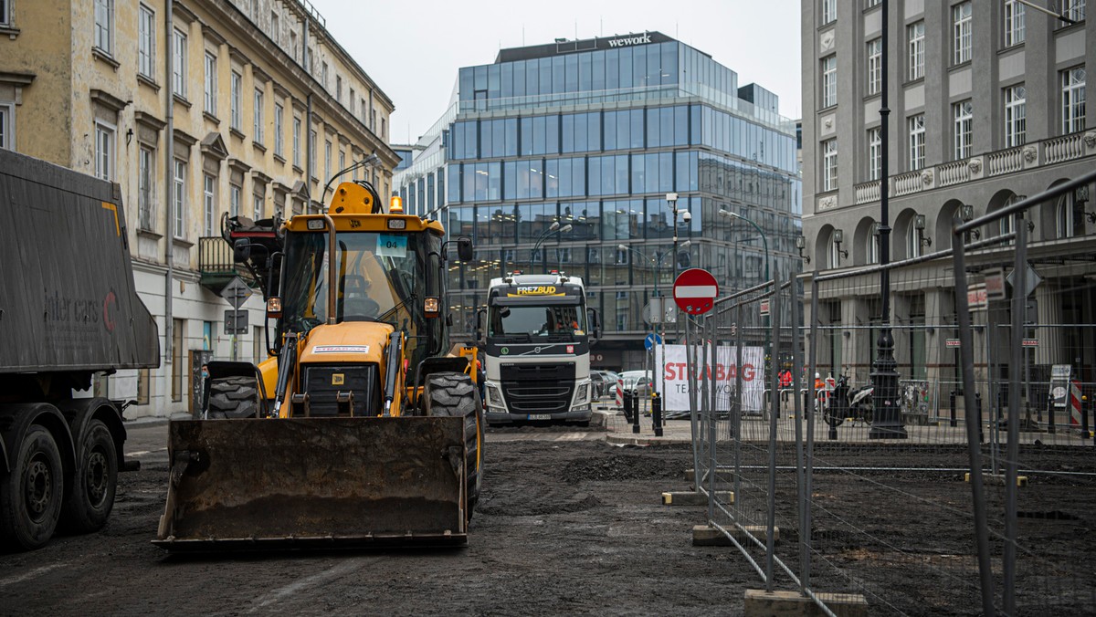 Warszawa: Duże zmiany w centrum stolicy. Przebudowa "placu pięciu rogów"