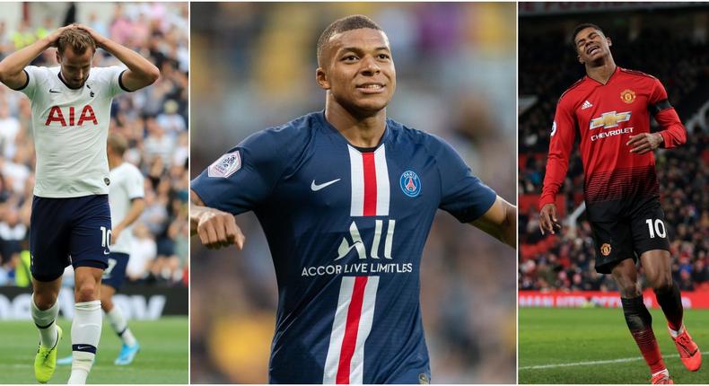 Mbappe, Kane, Rashford