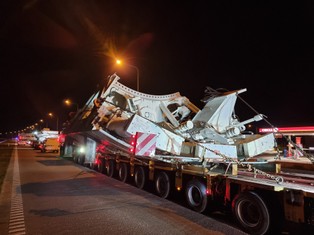 GDDKiA informuje: Przez Mazowsze przejedzie drugi transport maszyny TBM