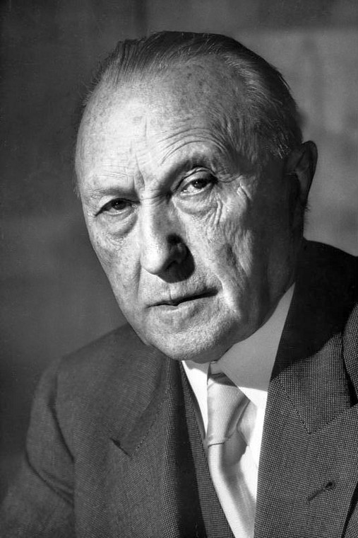 Były kanclerz Niemiec Zachodnich Konrad Adenauer