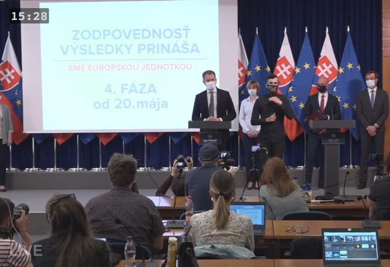 Konferencja prasowa Premiera Słowacji - 18.05.2020 r.