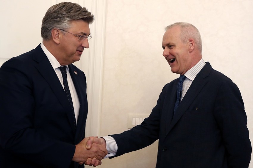 Andrej Plenković i Boris Ruge u Zagrebu 30. oktobra