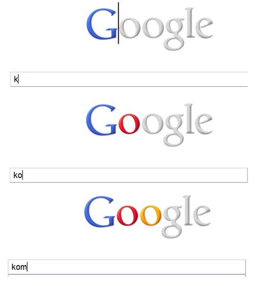 Nowe doodle promuje funkcję Search As You Type, której premierę Google prawdopodobnie ogłosi dziś na wieczornej konferencji prasowej