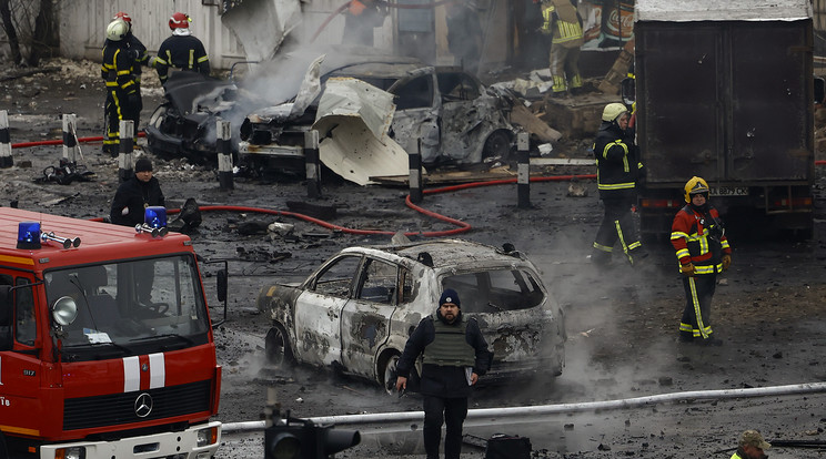 Rakétatámadás Kijevben / Fotó: Getty Images