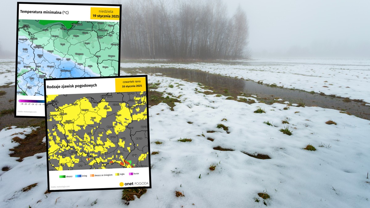 Odwilż w Polsce. Jeszcze w tym tygodniu temperatura wzrośnie do 10 st. C [Źródło: Onet]