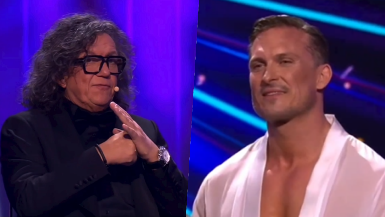 Porotca Richard Genzer a Ján Koleník v tanečnej šou Let's Dance. 