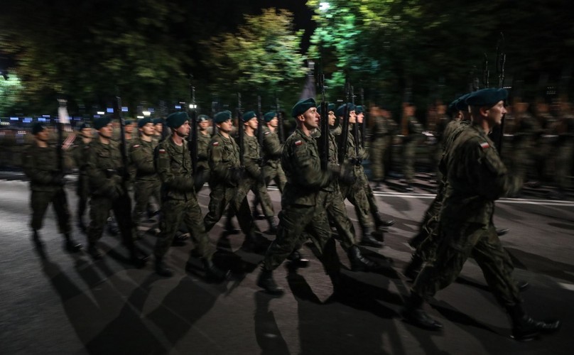 Nocna próba przed defiladą