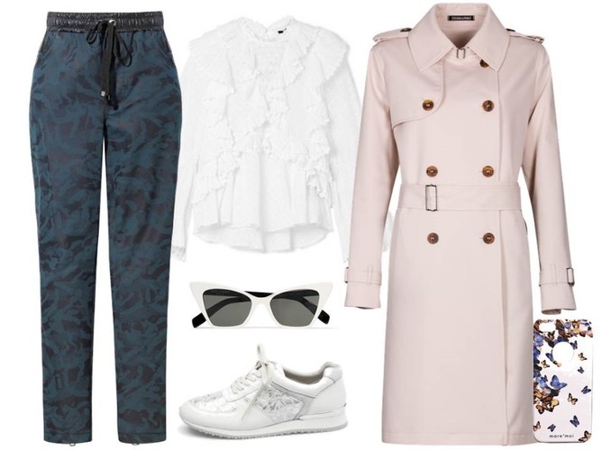 Niepoprawnie romantyczna. STYLIZACJA: płaszcz-Dziekański/dziekanski.pl, spodnie-Boca/boca.pl, buty-Caprice/caprice.pl, etui na telefon-More Moi/moremoi.pl, bluzka, dodatki-TK Maxx