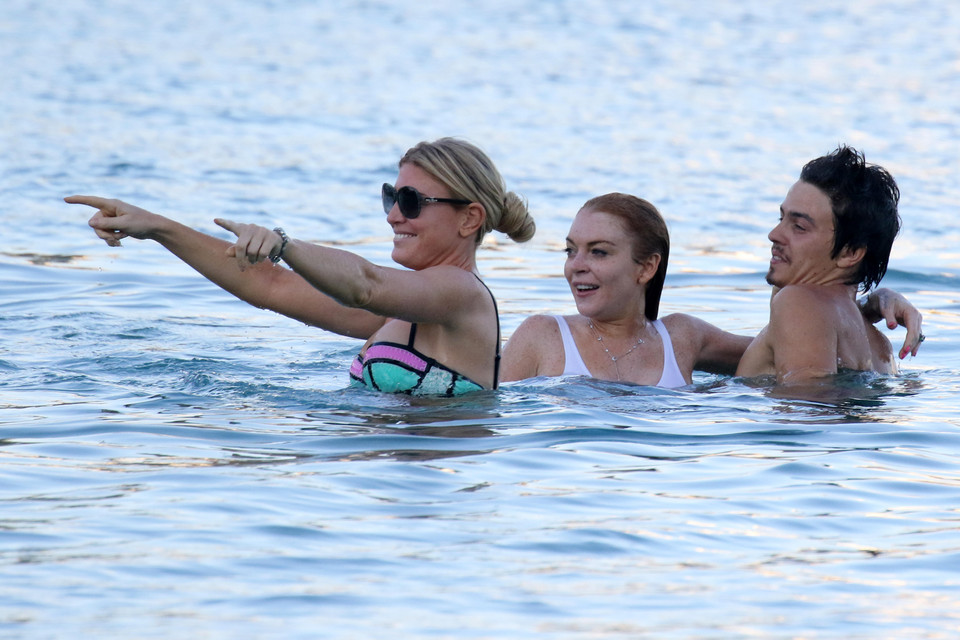 Lindsay Lohan na wakacjach