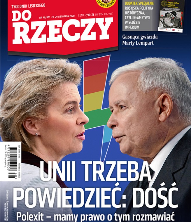 Okładka tygodnika "Do Rzeczy" z 23 listopada