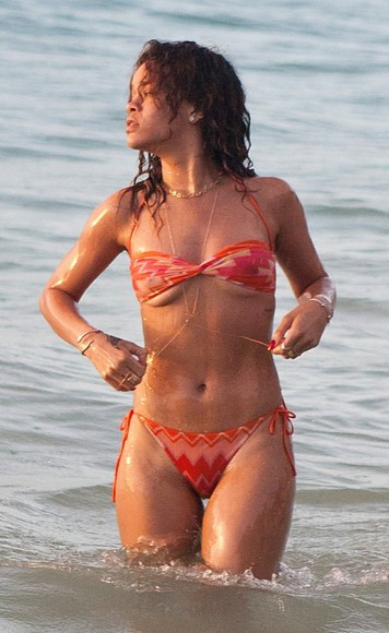 Rihanna na plaży