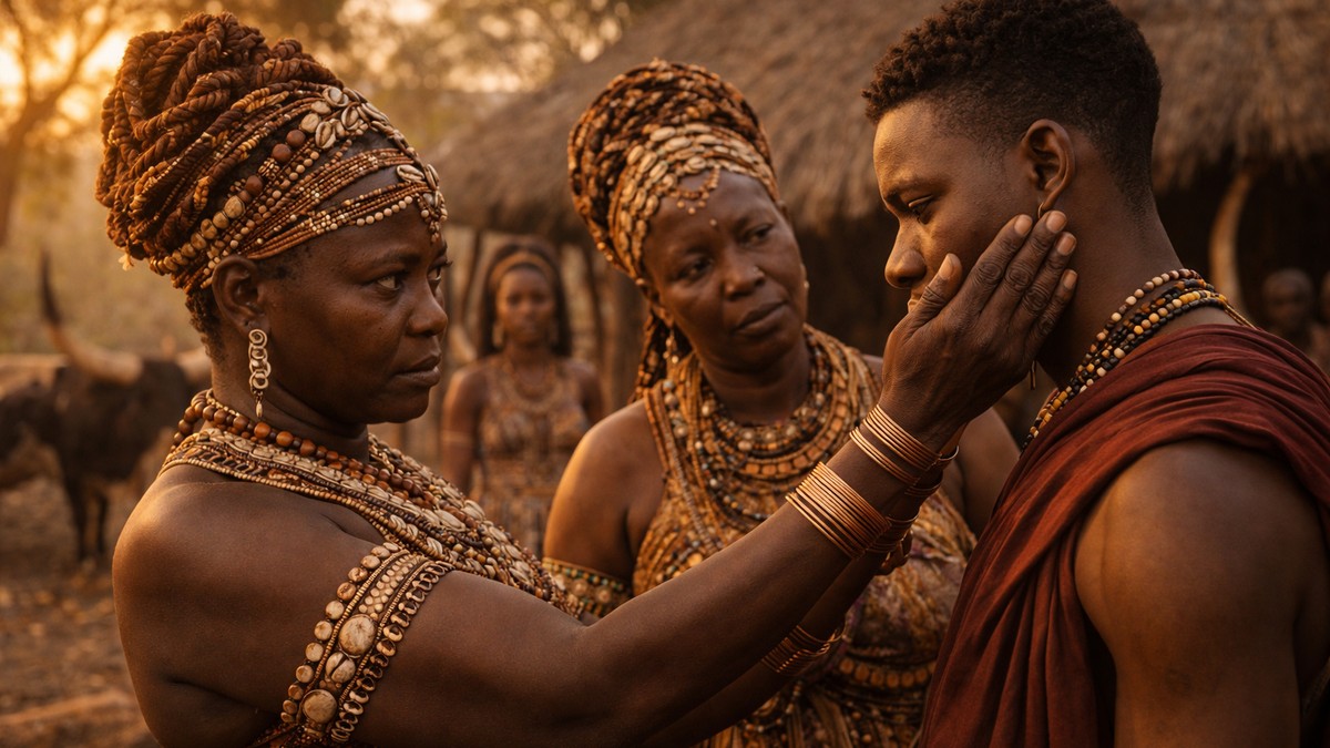 Tetke prveravaju prosce od glave do pete u plemenu Nkole