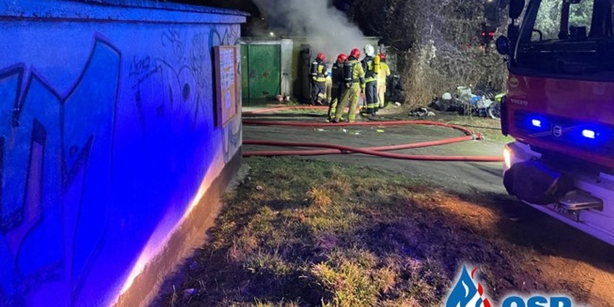 Tragiczny pożar garażu w Opolu. Nie żyje jedna osoba