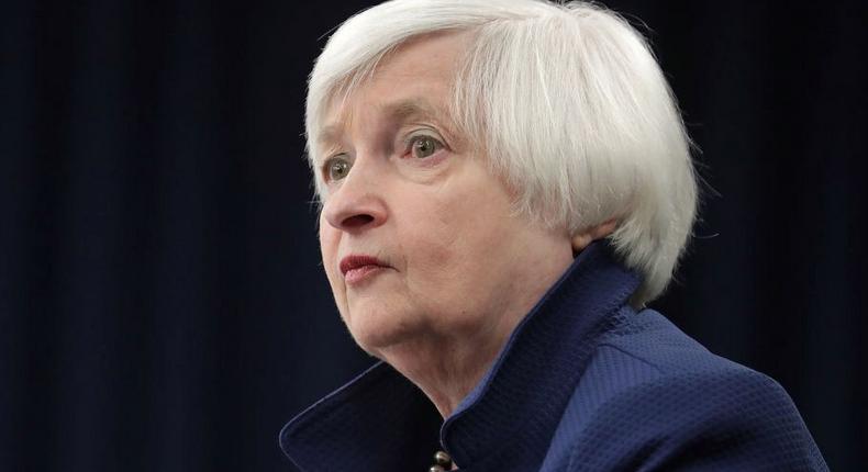 Federal Reserve Board Chairwoman Janet Yellen holds a news conference following a meeting of the Federal Open Market Committee March 15, 2017 in Washington, DC.