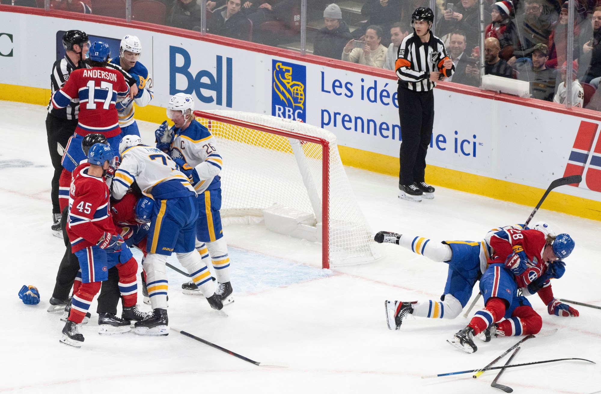 Zápas NHL: Montreal Canadiens - Buffalo Sabres.