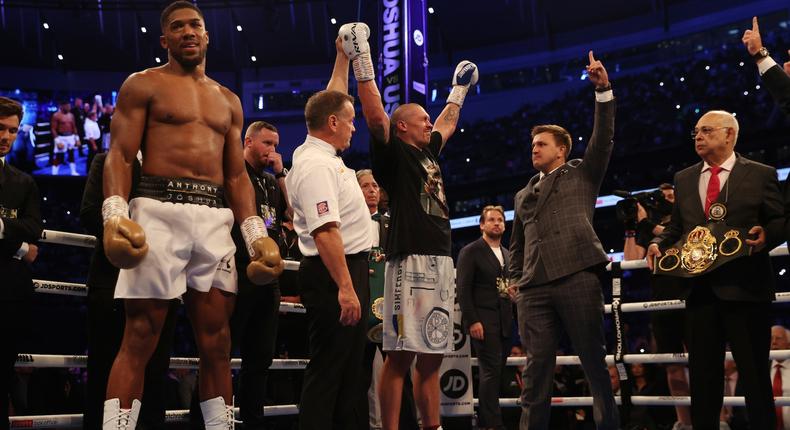 Anthony Joshua lost a unanimous points decision to Oleksandr Usyk