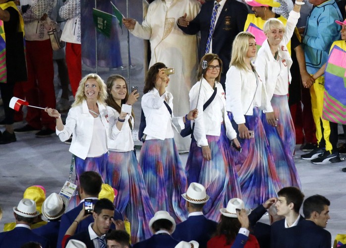 Polscy sportowcy efektownie zaprezentowali się na ceremonii otwarcia igrzysk w Rio de Janeiro