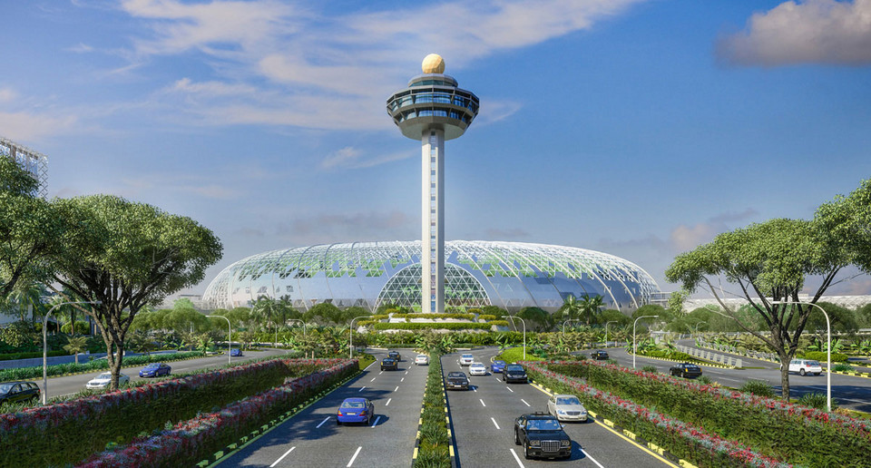 Lotnisko Changi w Singapurze,  projekt centrum handlowego "Jewel"