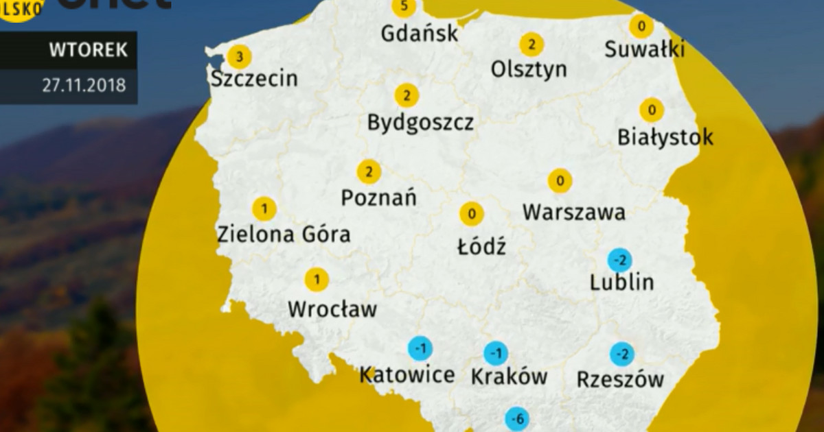 Pogoda Gdansk Na Dzis Prognoza Pogody 2018 11 27 Wiadomosci
