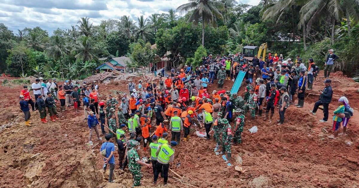 Dramat w Indonezji. Osunięcie ziemi zabiło co najmniej sześć osób