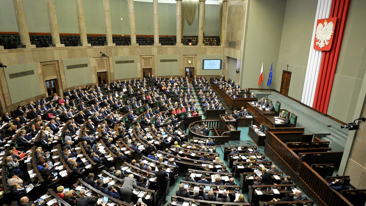 WARSZAWA SEJM POSIEDZENIE  (sala obrad)