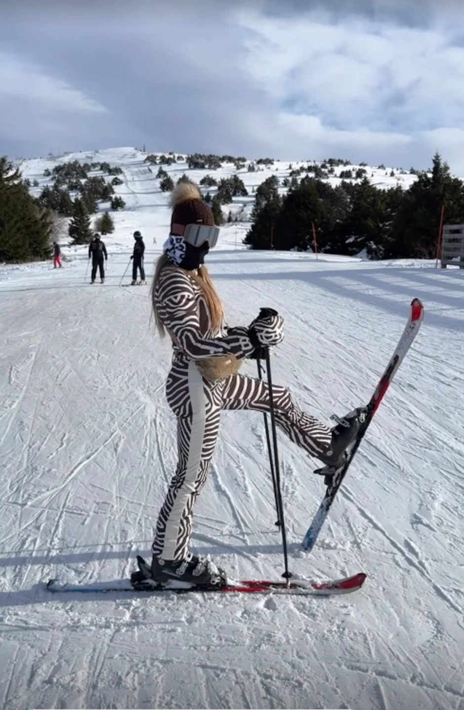 Jelena Radanović na skijanju