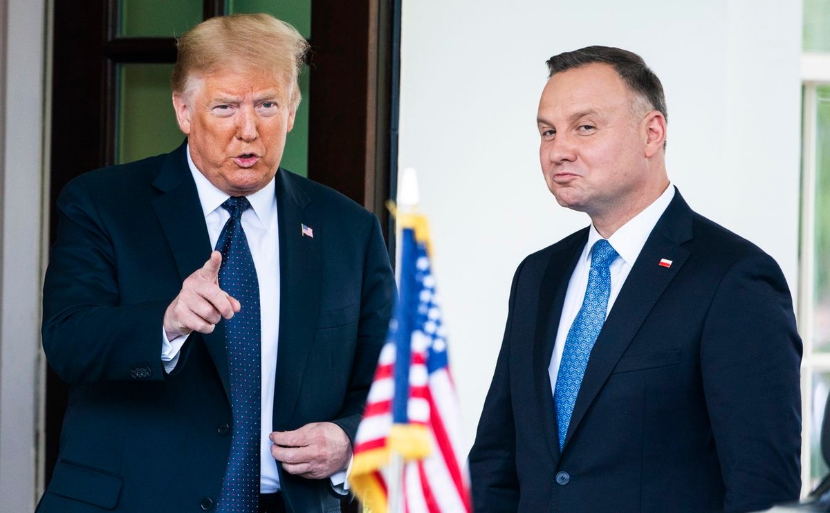 Prezydent Donald Trump i Andrzej Duda