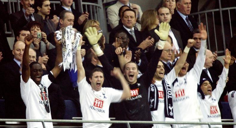 Tottenham beat Chelsea in extra time to win the 2008 League Cup final at Wembley
